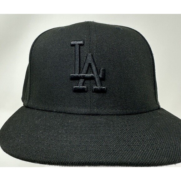 Los Angeles Dodgers New Era 9Fifty Black SnapBack Baseball Hat Cap MLB OSFA - Picture 5 of 9